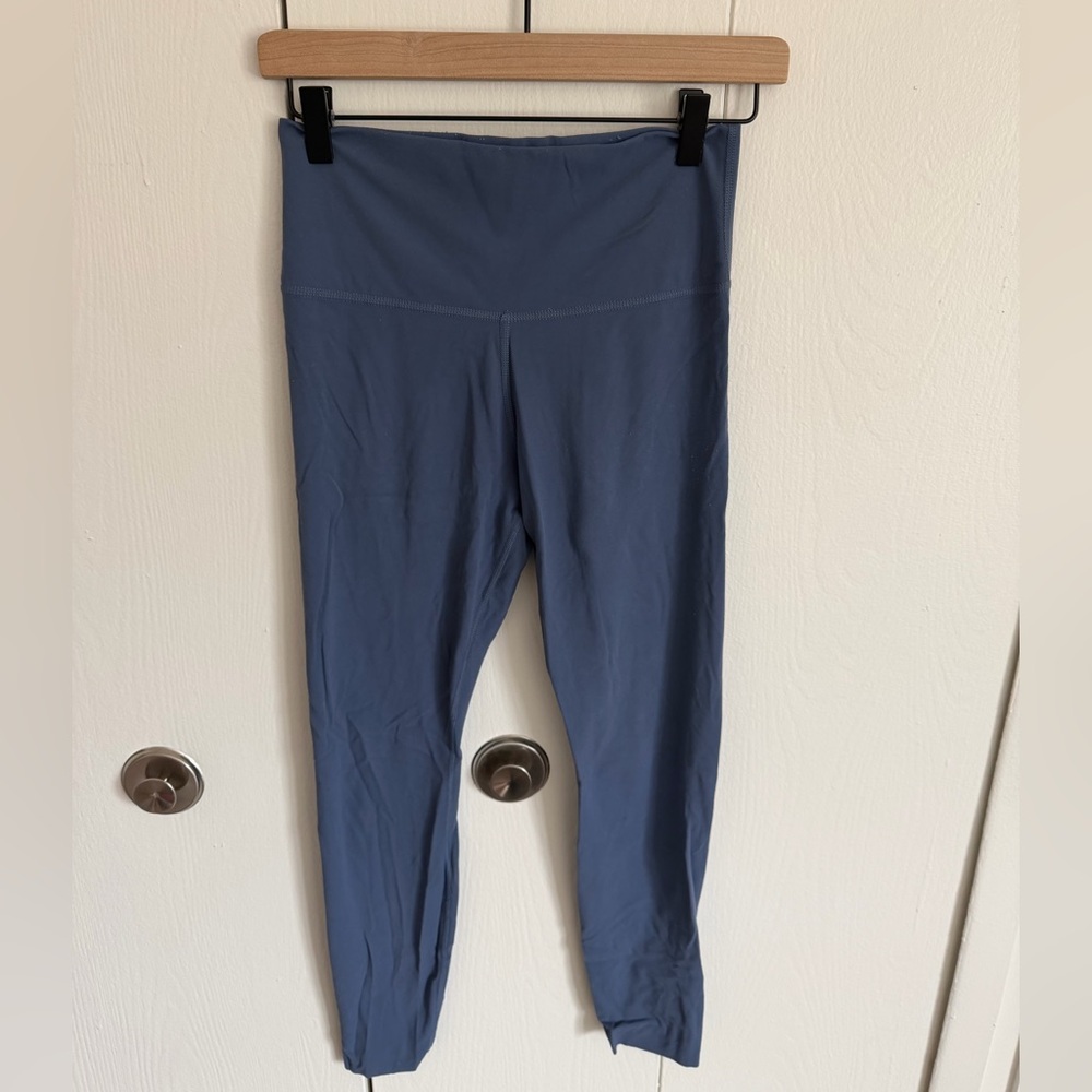 Nike Slate Blue Yoga Dri-FIT Leggings, Size Medium